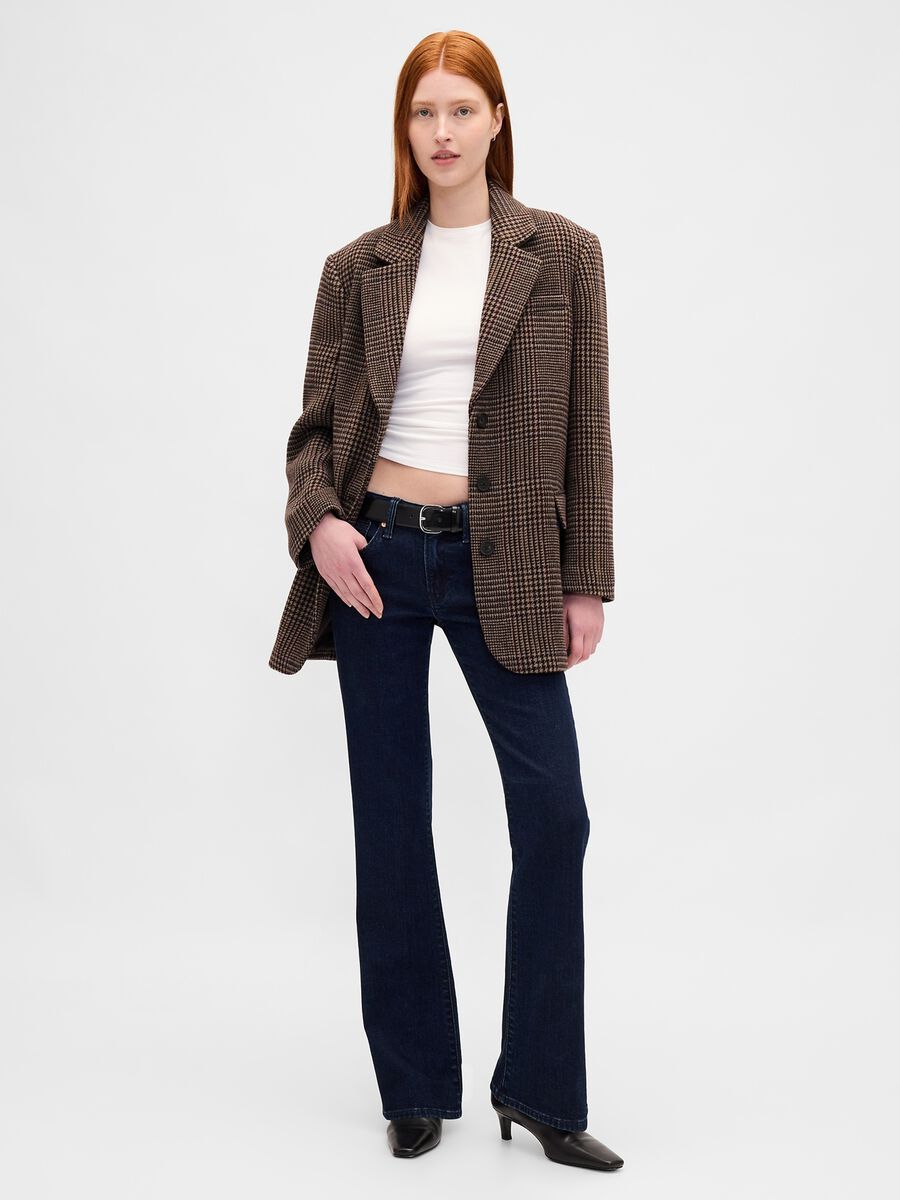 Brown Jacket with Checked Pattern_2