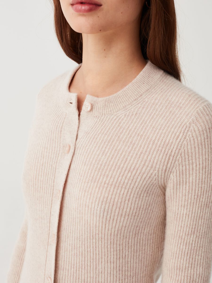 Cardigan in cashmere a coste inglesi_3