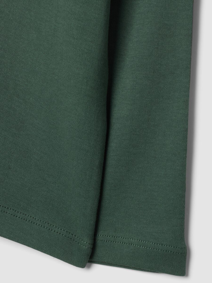 Green organic cotton crew-neck T-shirt_2