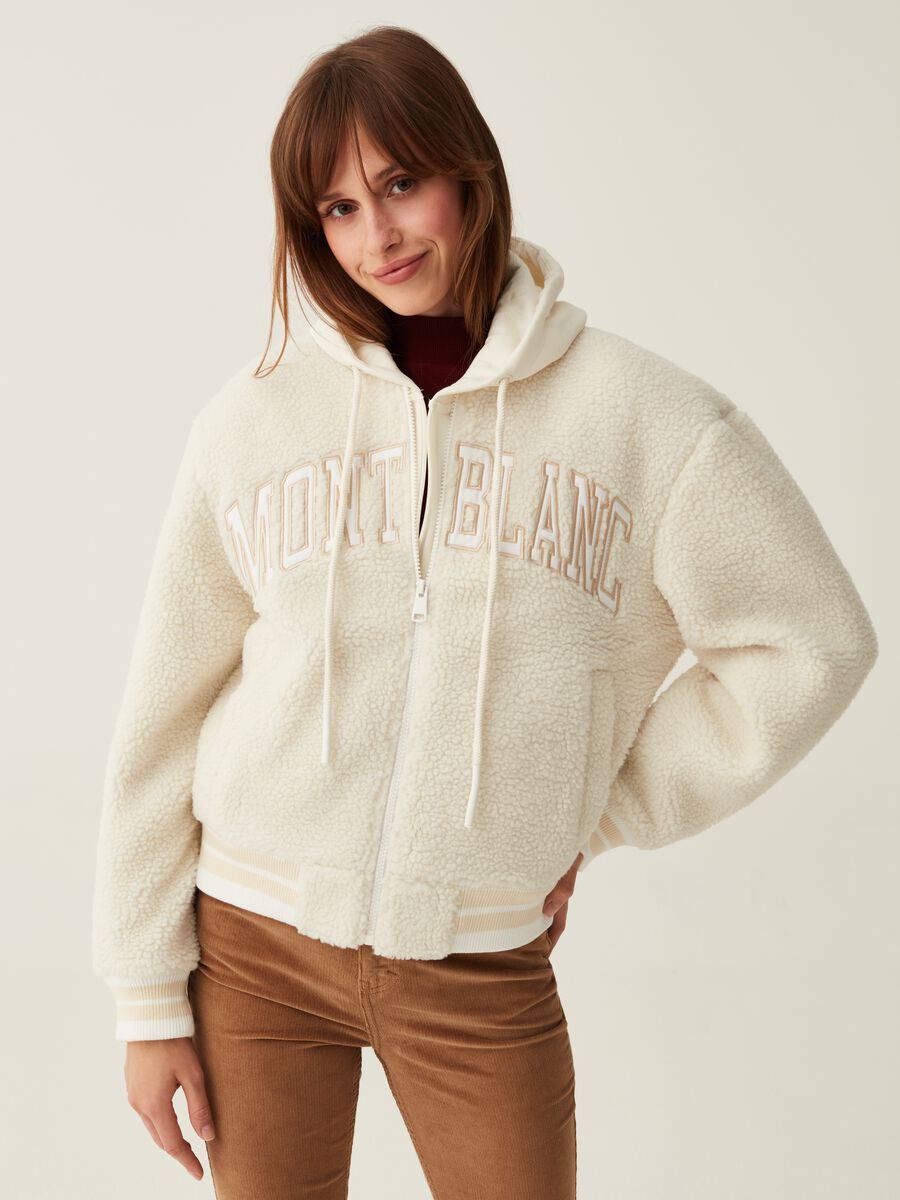 Bomber in sherpa con cappuccio_0