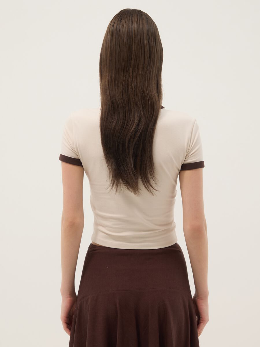 White stretch cotton regular-fit T-shirt with print_3