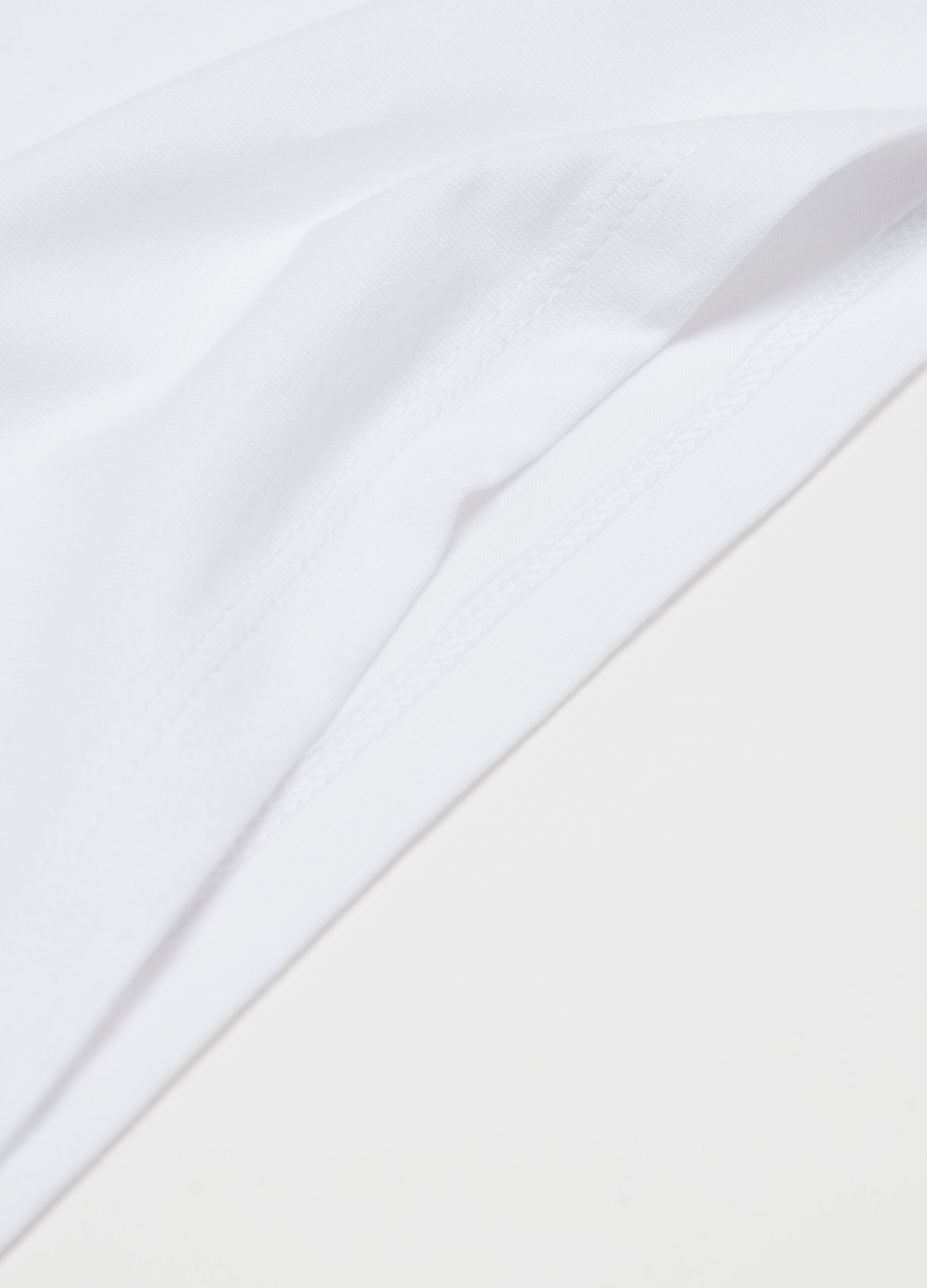Bipack canotte girocollo in cotone bio