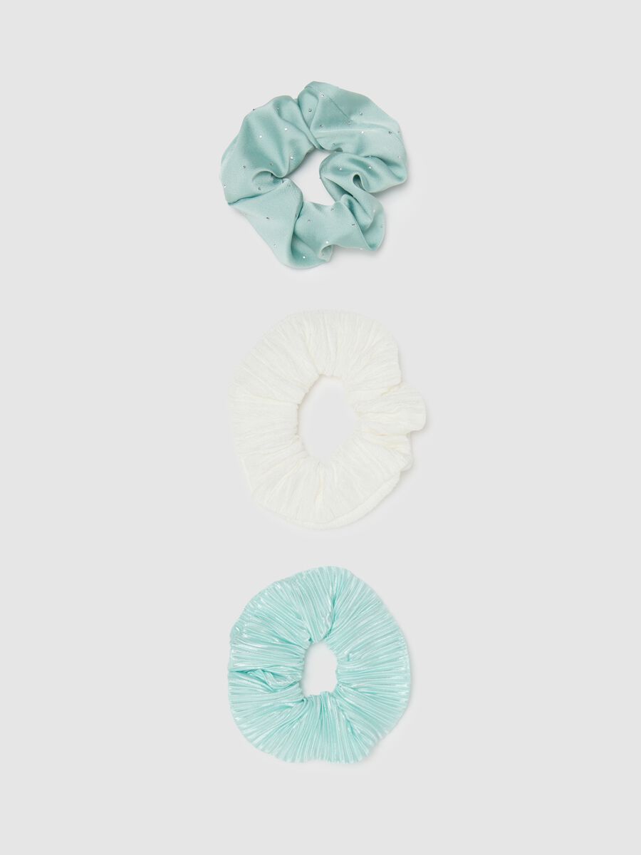 Women's Multicolour Fabric Hair Ties_0