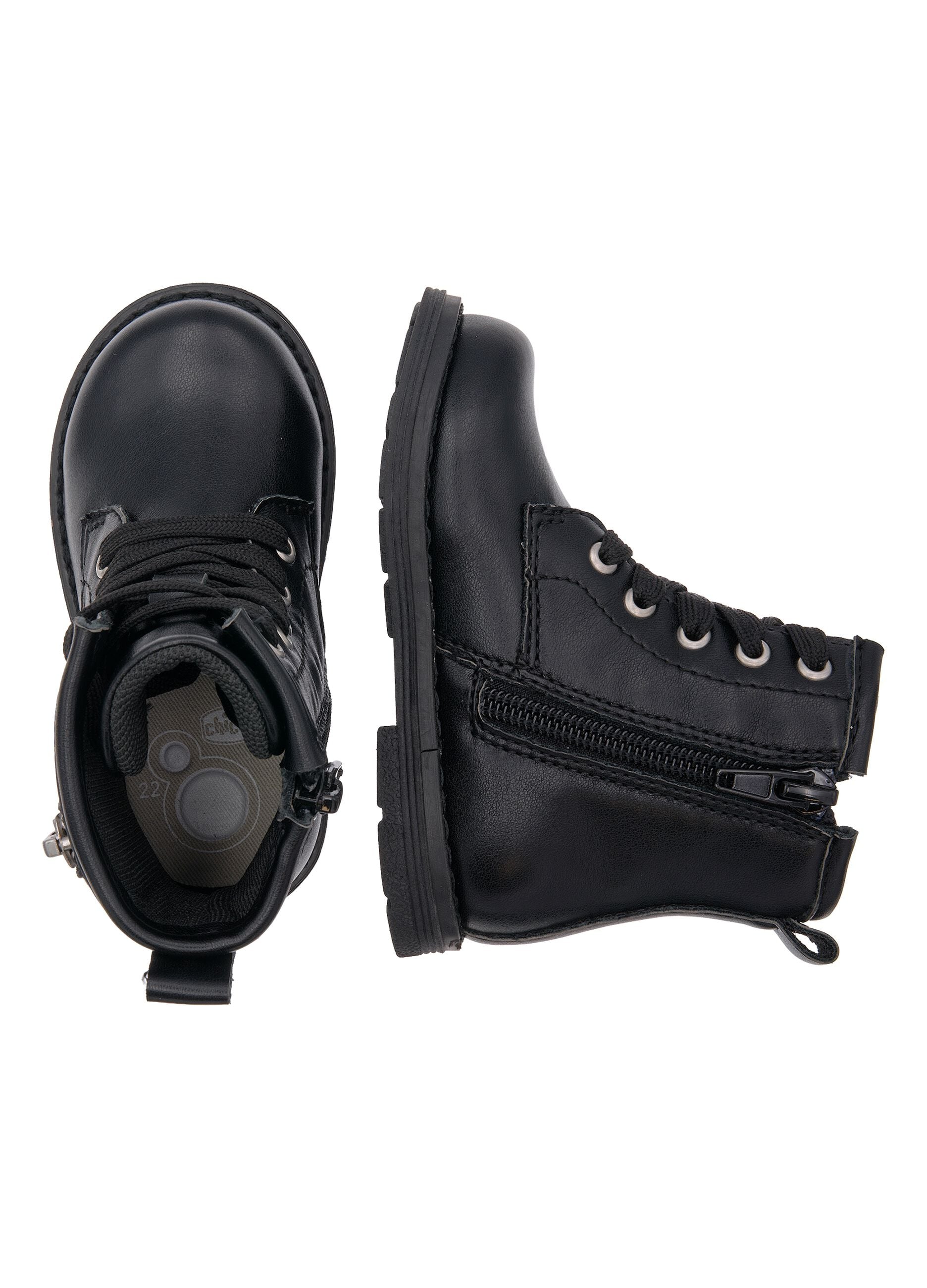 Chicco black ankle boots for girls