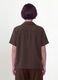 Brown oversized short-sleeve viscose-blend shirt_2