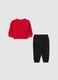 Multicolour sweatshirt and trousers set for kids - Chicago Bulls in cotton blend_1