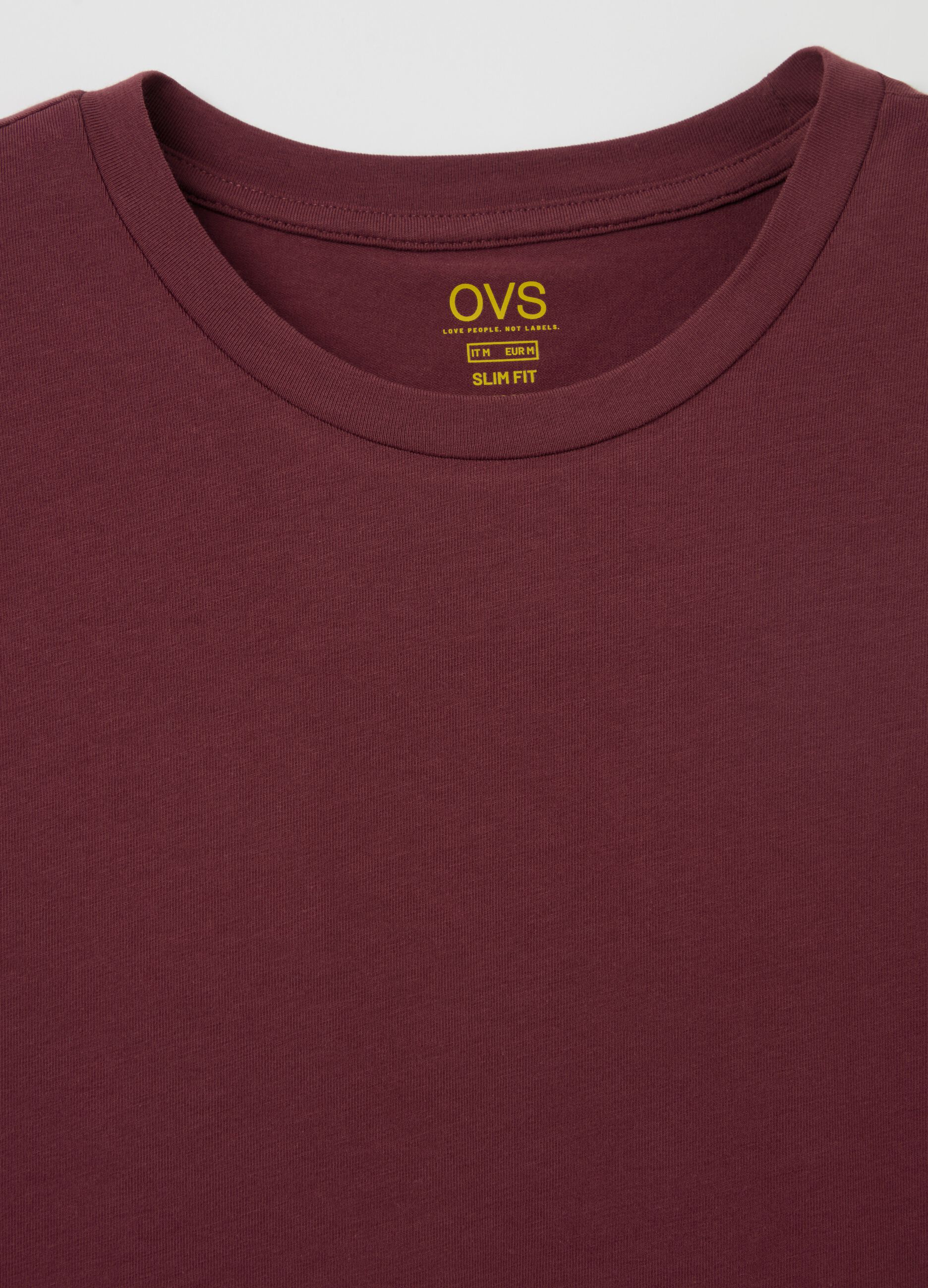 Slim-fit T-shirt in organic cotton