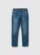 Slim Fit Blue Denim Cotton Jeans_4