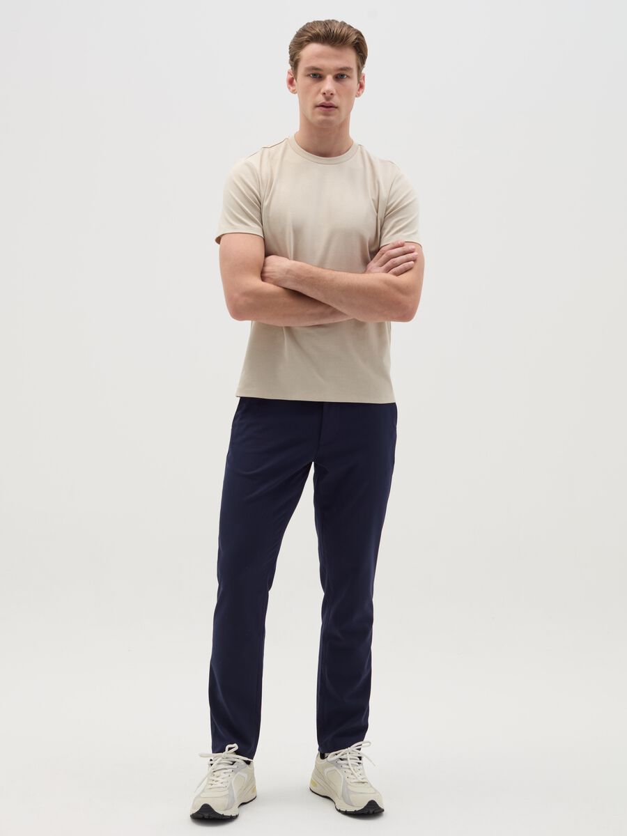T-shirt with technical fabric_1