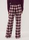 Multicolour checked organic cotton pyjama bottoms_2