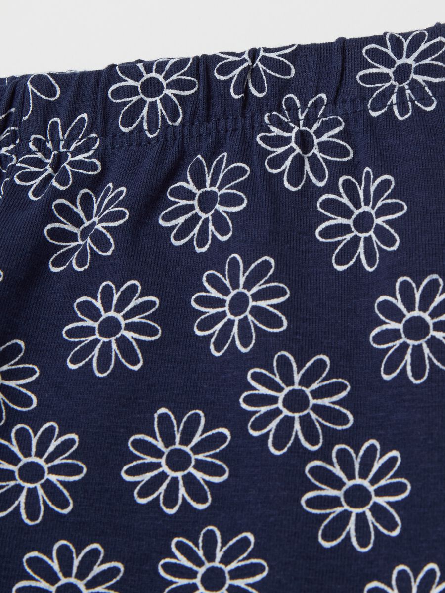 Printed stretch cotton leggings_3