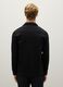 Black cotton blend sweatshirt with buttons_2