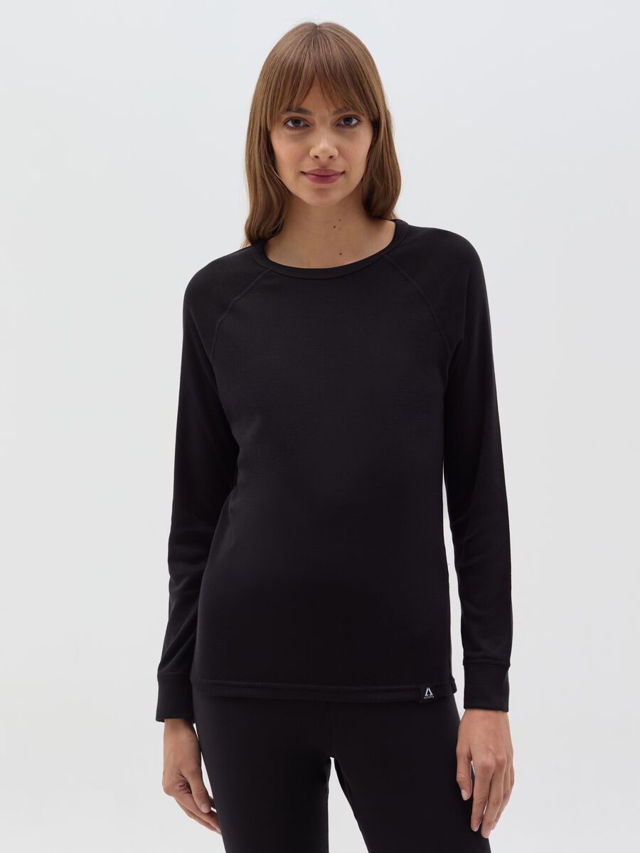 Altavia by Deborah Compagnoni thermal T-shirt with long sleeves_0