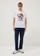 White short-sleeved pure cotton regular-fit T-shirt_1