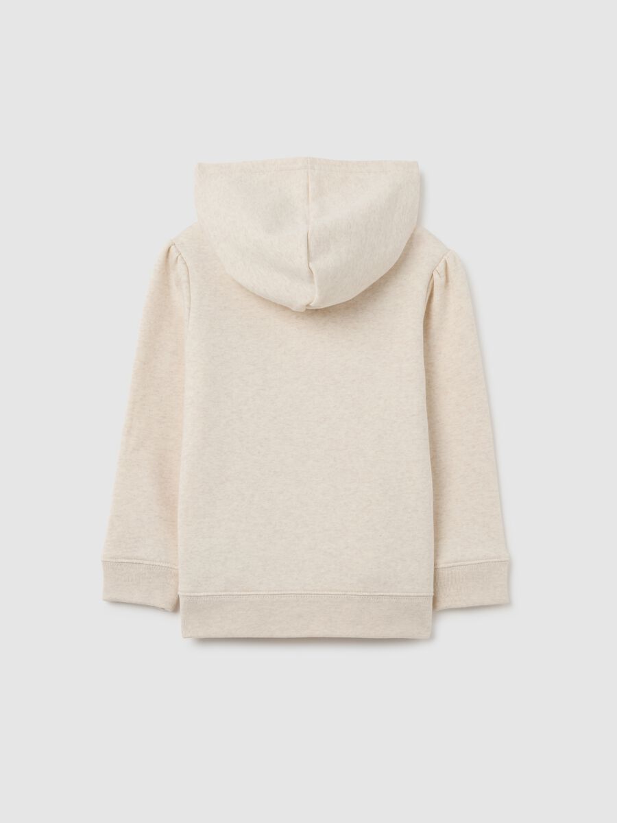 Sweatshirt with hood and logo patch_1