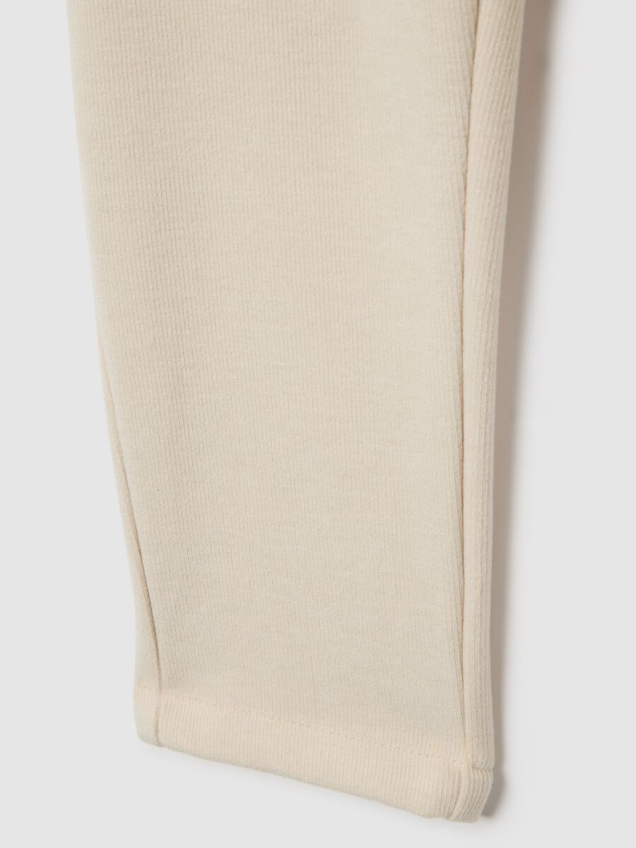 Pantaloni da bambino beige regular fit_2