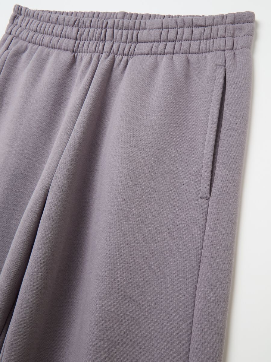 Essential relaxed-fit joggers in fleece_5