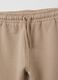Baby trousers in pure beige cotton regular fit_2