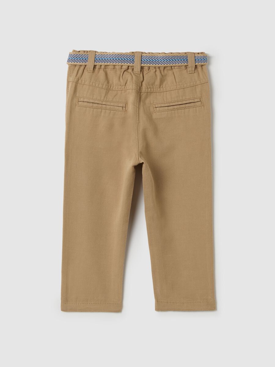 Chino trousers with belt_1