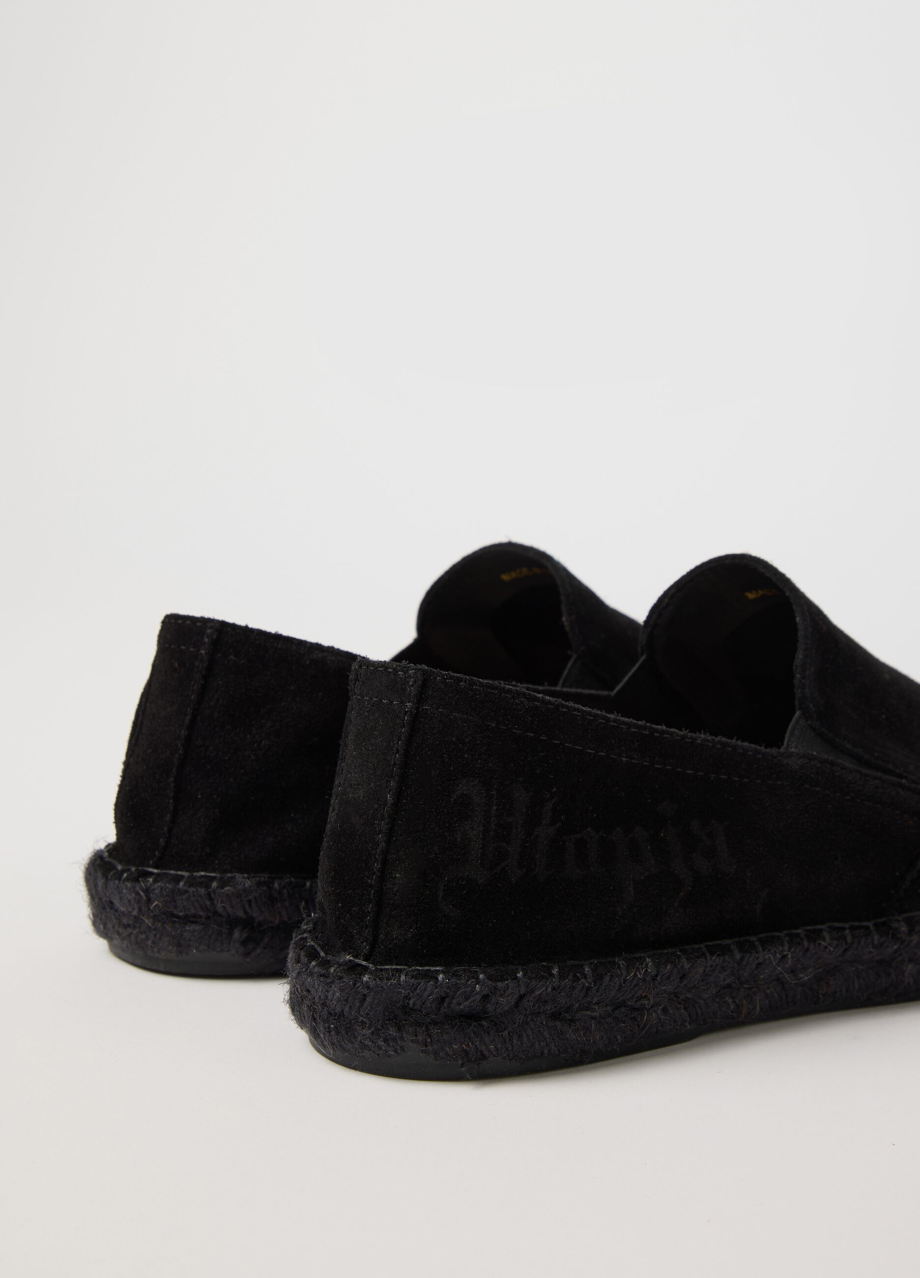 Espadrillas Real Suede Triple Black