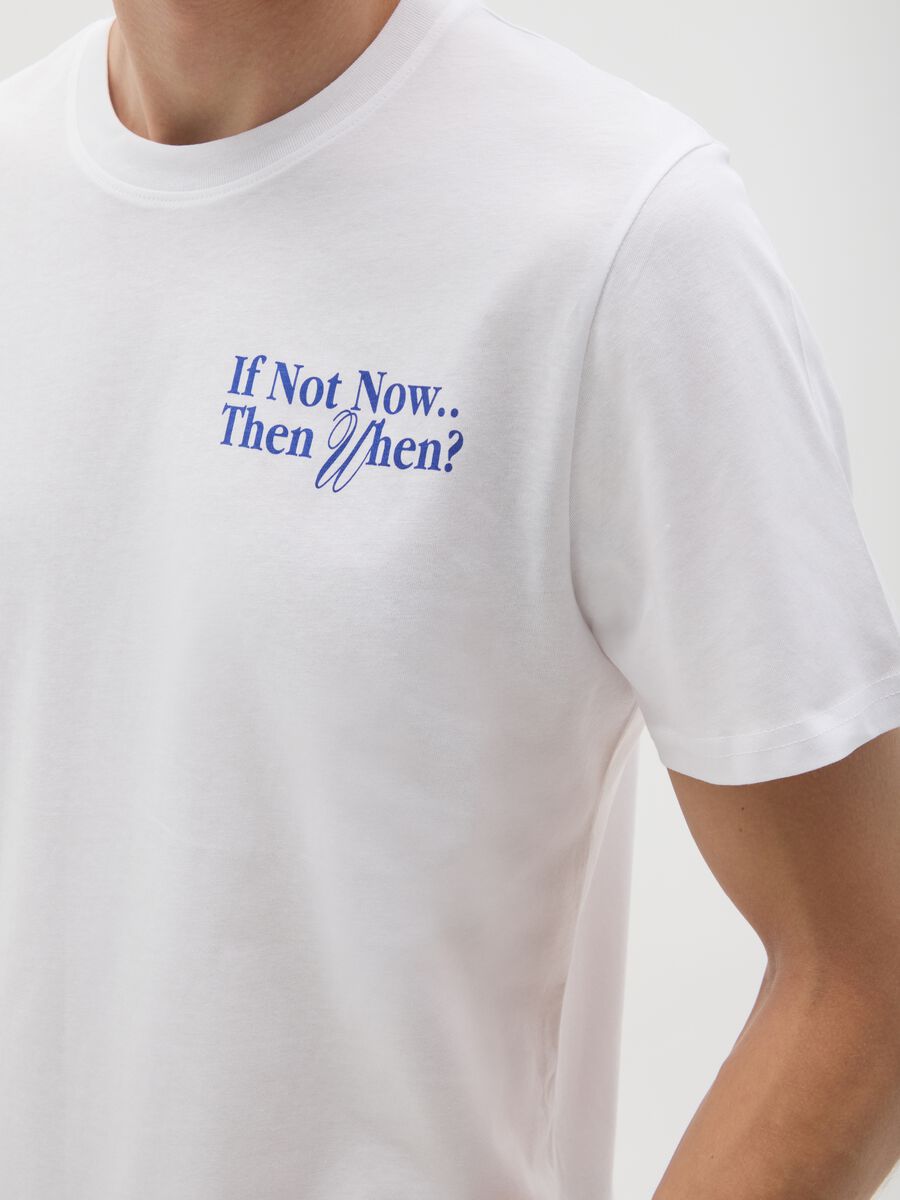 White pure cotton T-shirt regular fit_2