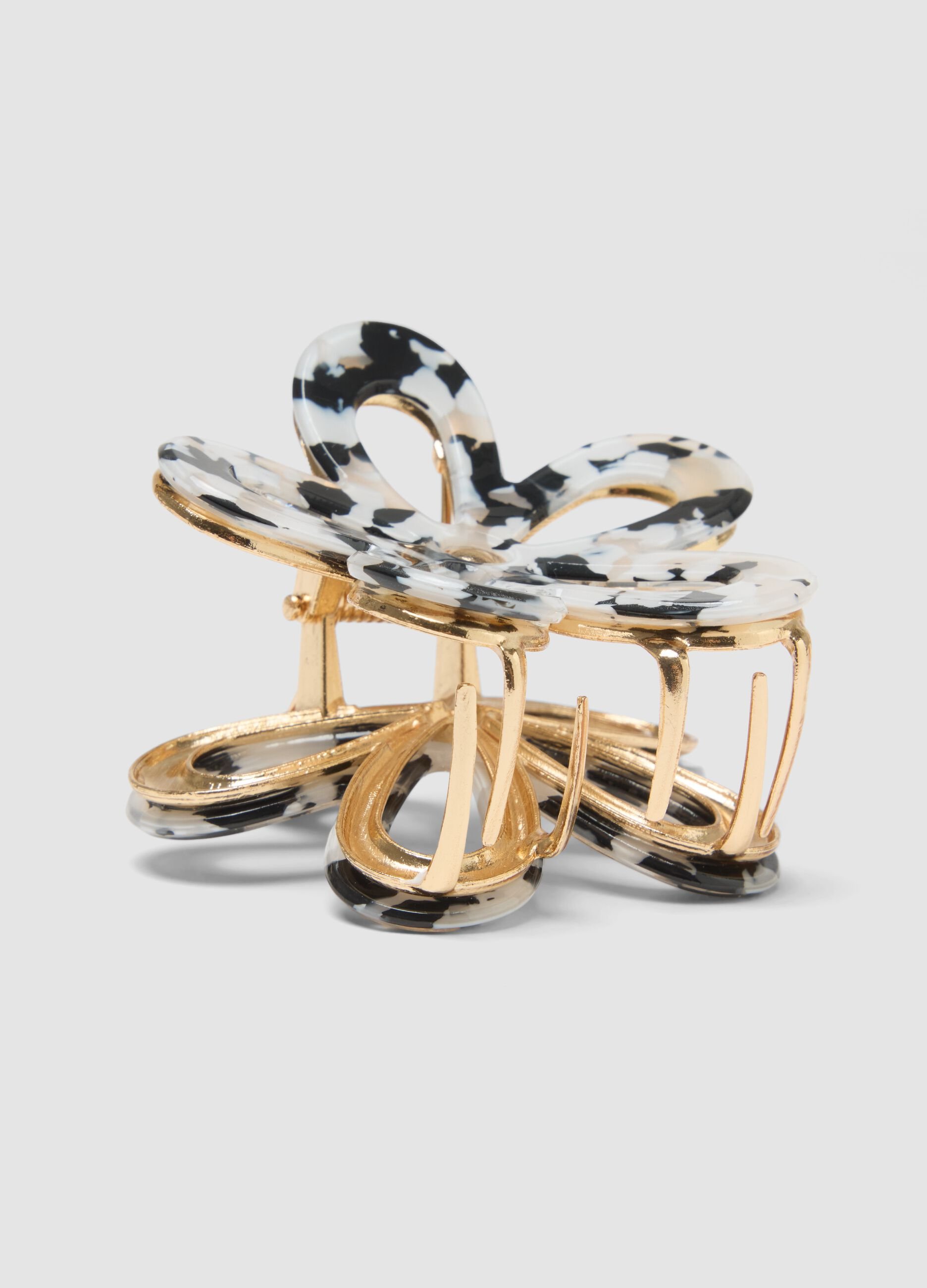 Multicolour Flower-Shaped Hair Clip