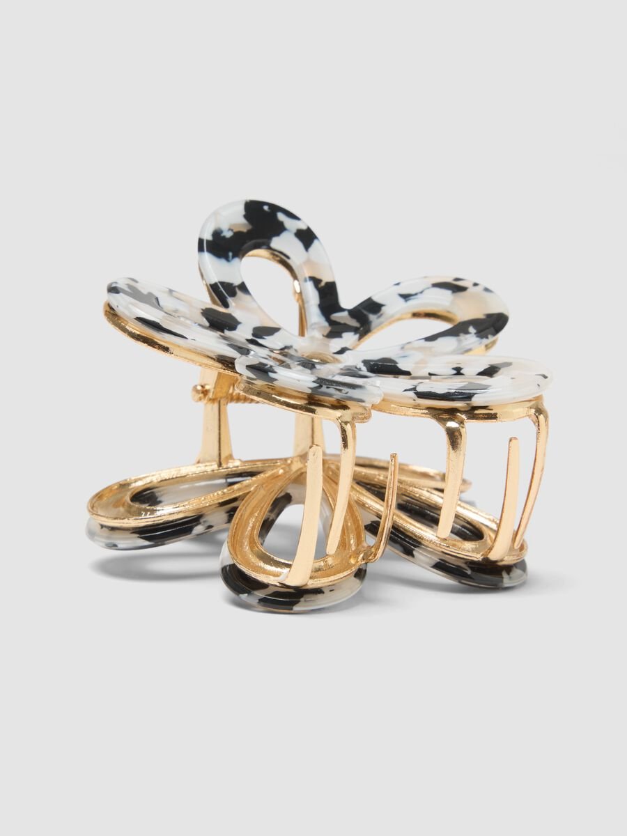 Multicolour Flower-Shaped Hair Clip_2