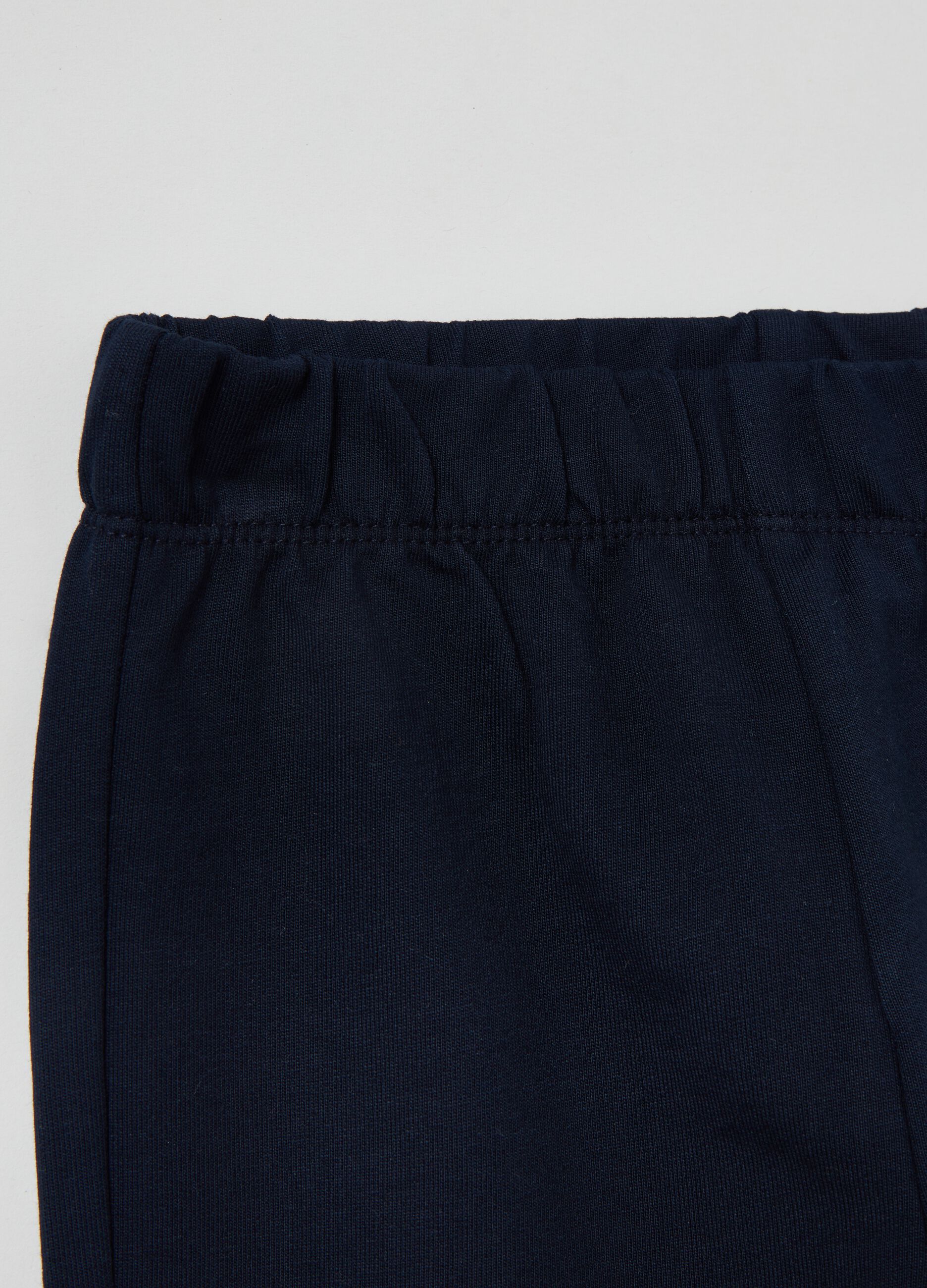 Joggers in felpa con profili elasticati_2