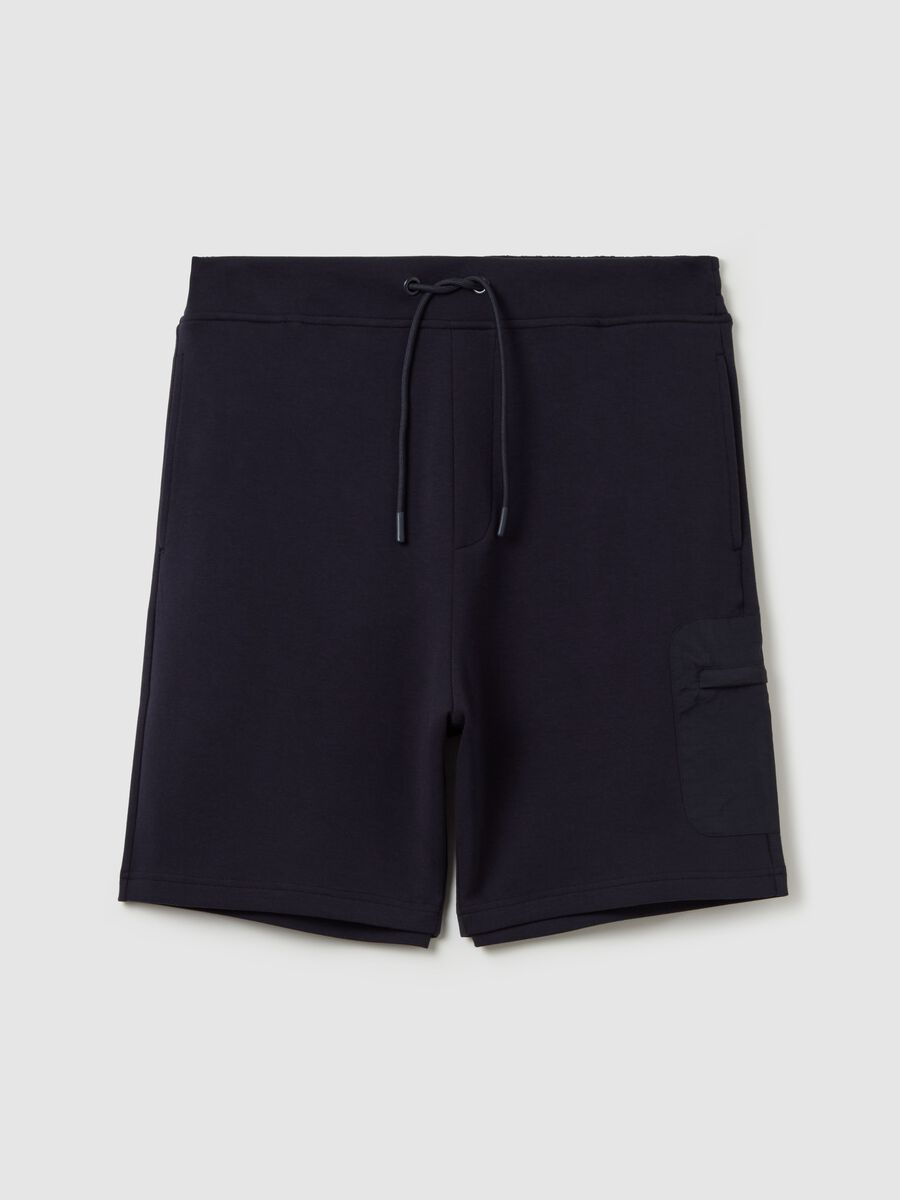 Bermuda joggers in technical fabric_4