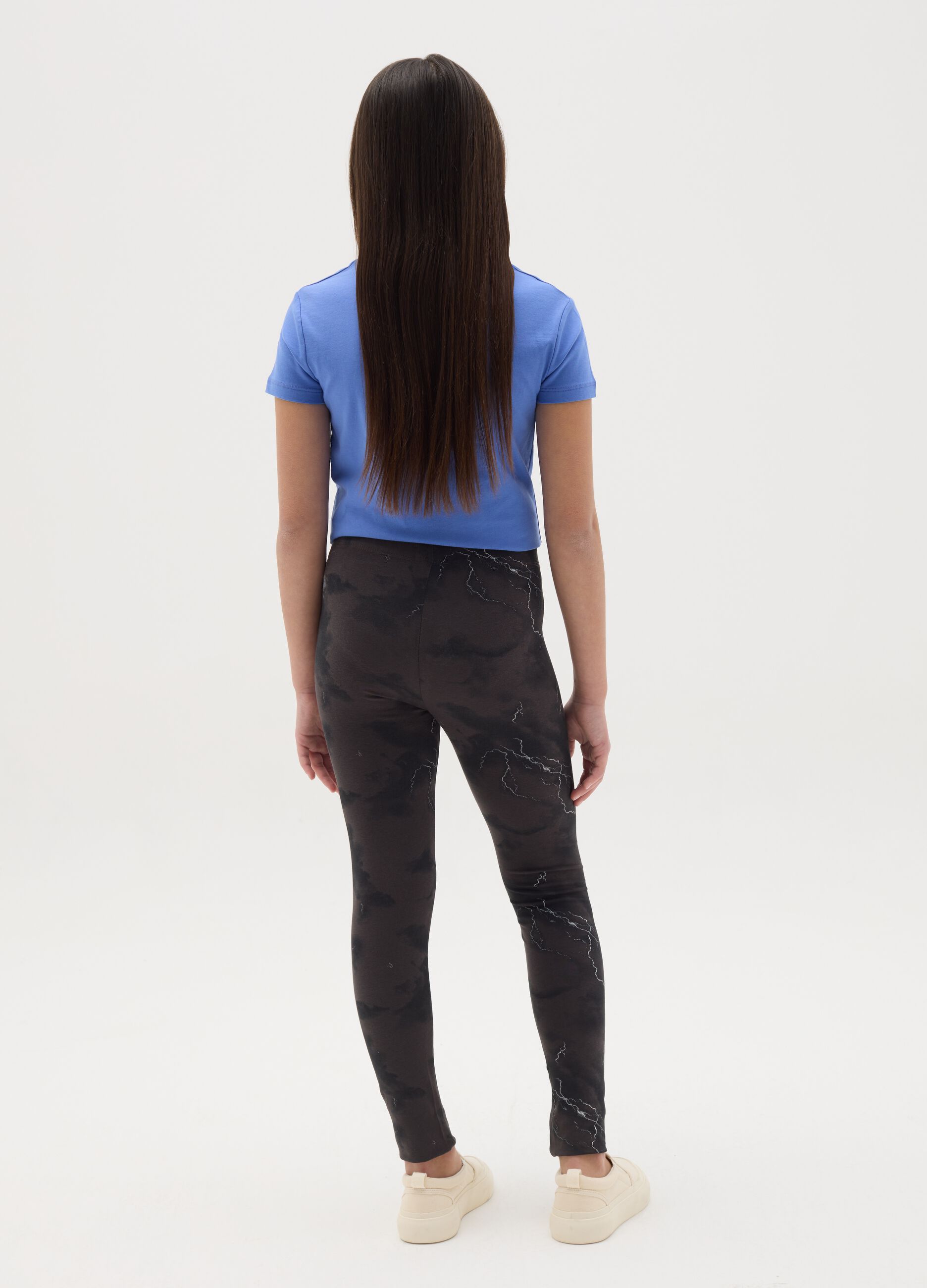 Leggings stretch fantasia