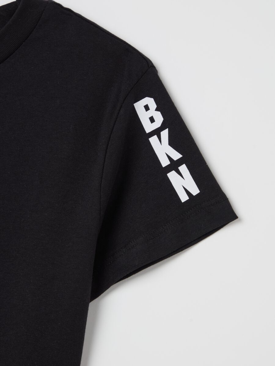 Black NBA New York Brooklyn Atlantic Division T-shirt_5