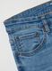Slim fit stretch cotton blue denim jeans_5