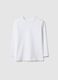 Kids' White Long-Sleeve Top in Pure Cotton Regular Fit_0