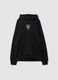Black cotton-blend hoodie with Inter Miami CF print_0