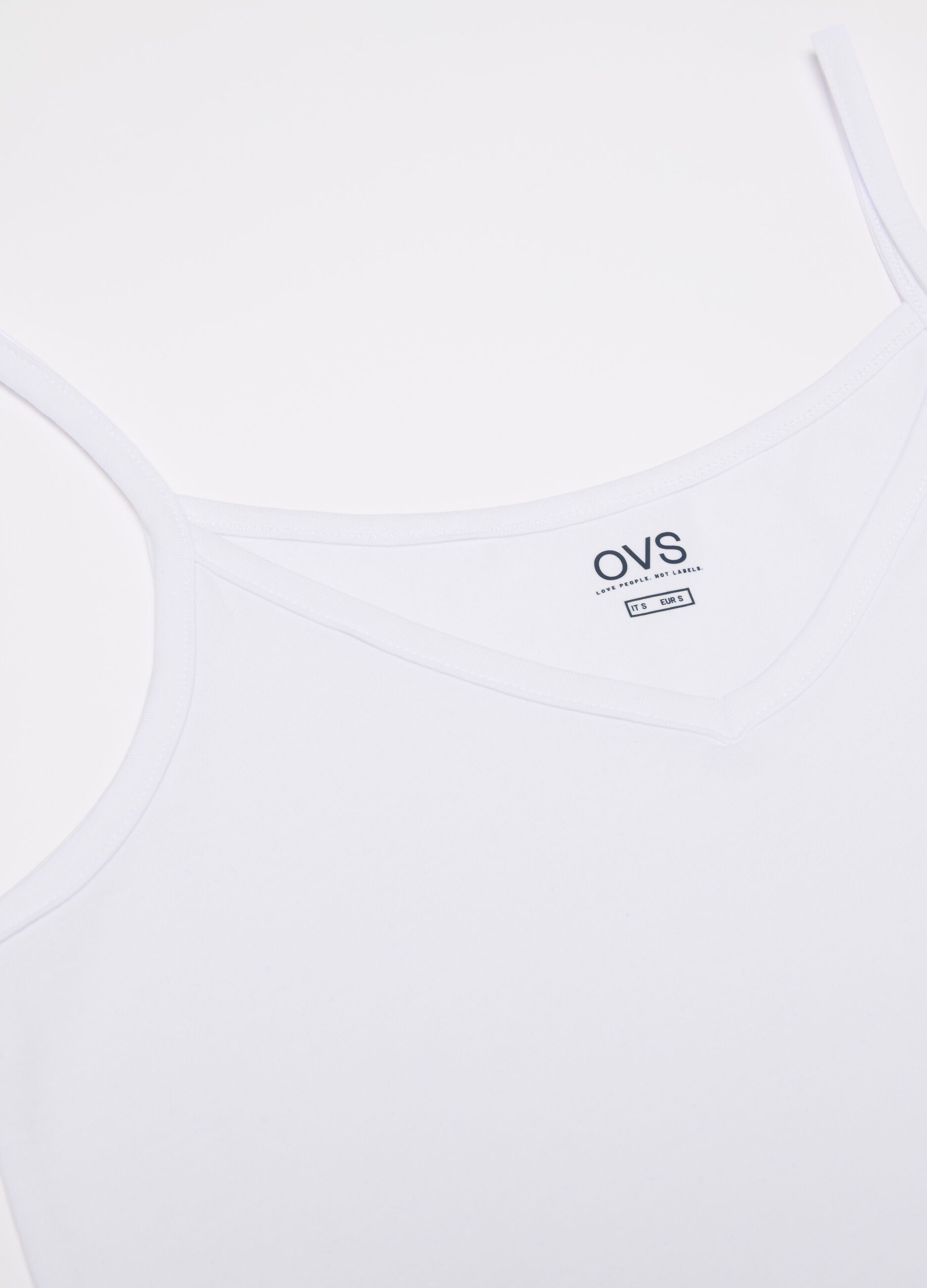 Under vest with V neck