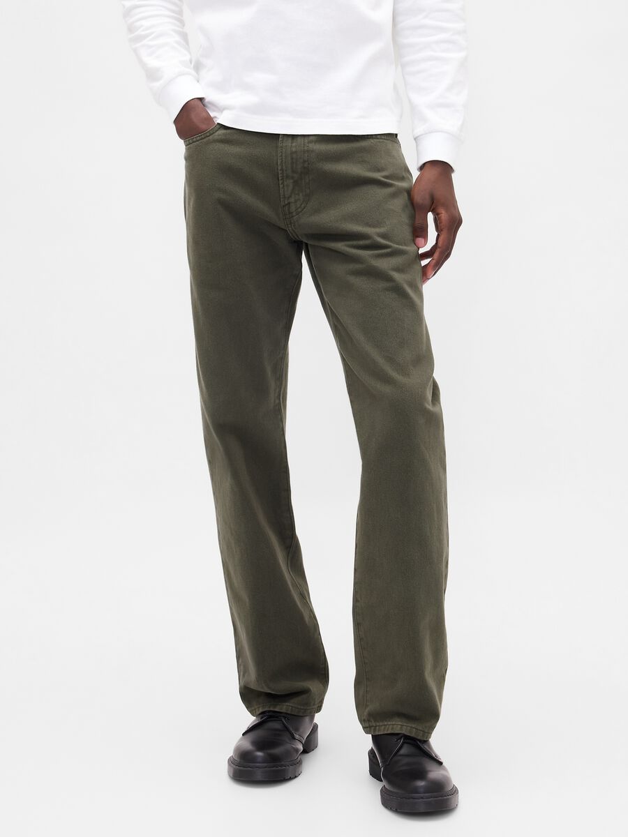 Green Cotton Trousers_1