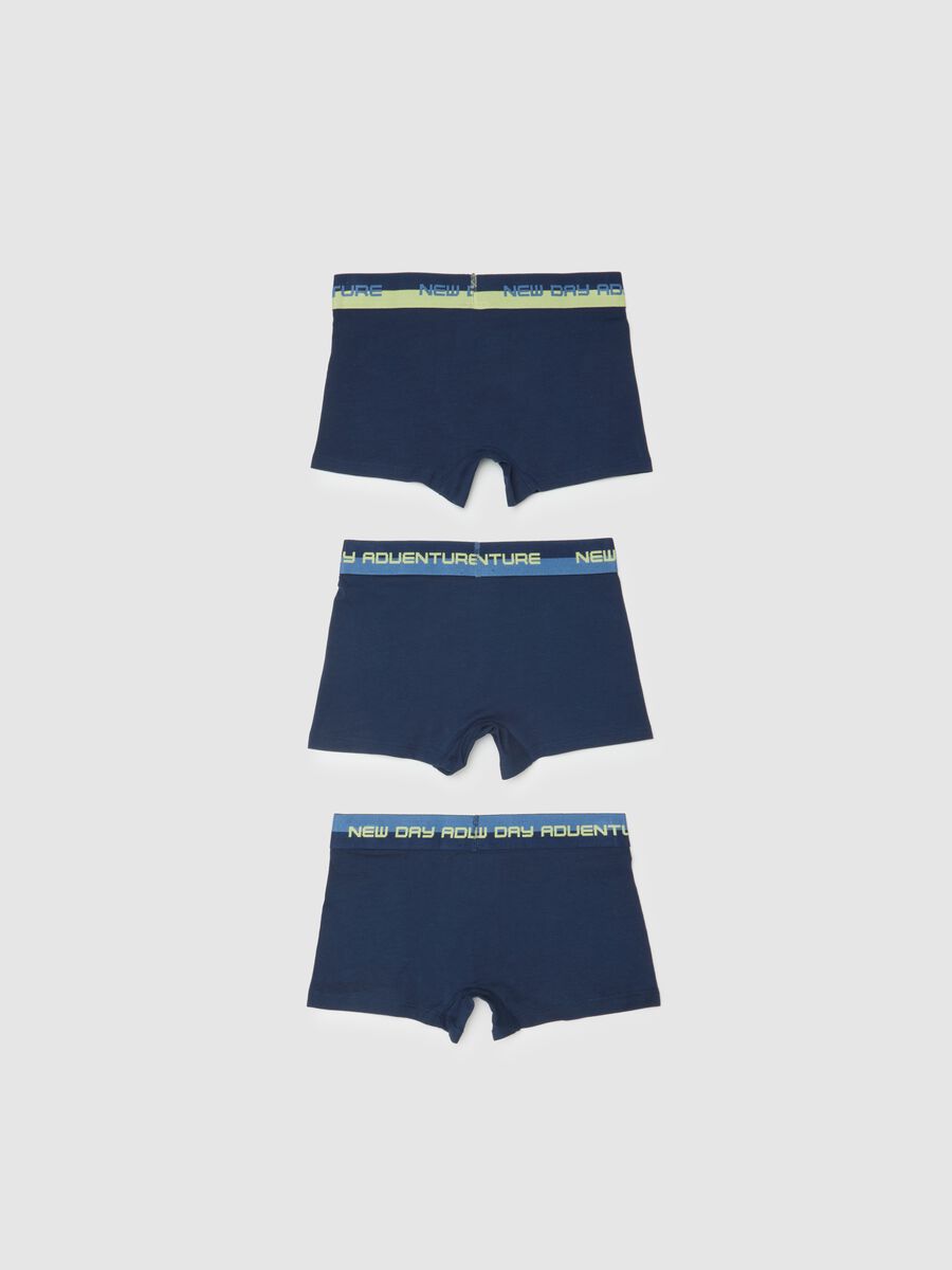 Boys' Cotton Multicolour Regular Fit Boxers Tripack Set_1