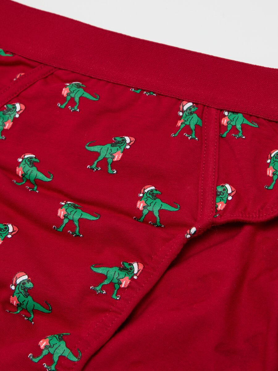 Stretch organic cotton briefs with all-over print_5