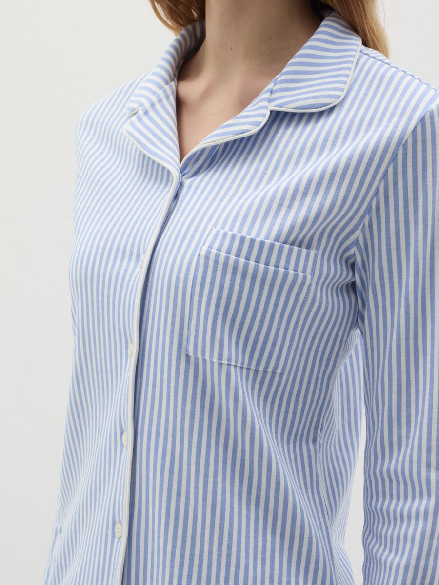 Long pyjamas in striped cotton_3