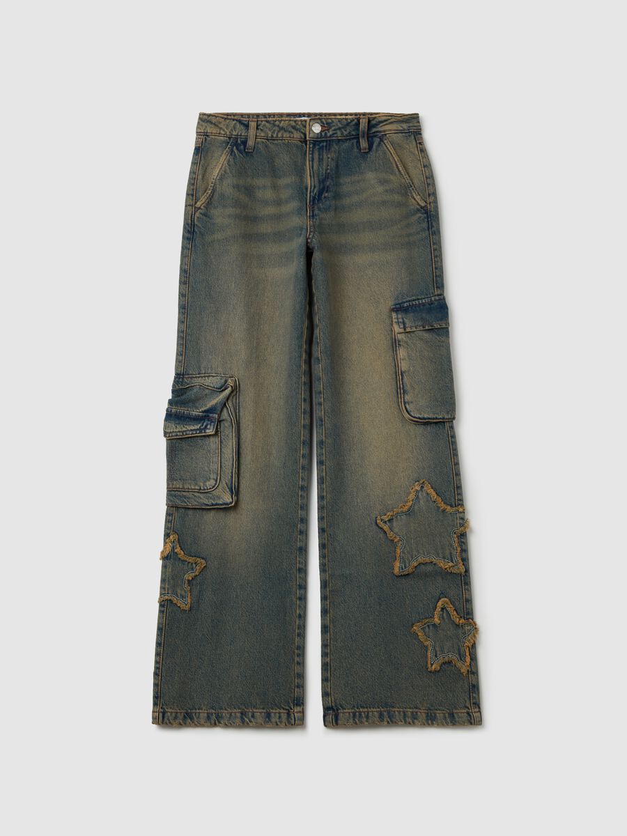Cargo jeans with stars application_4