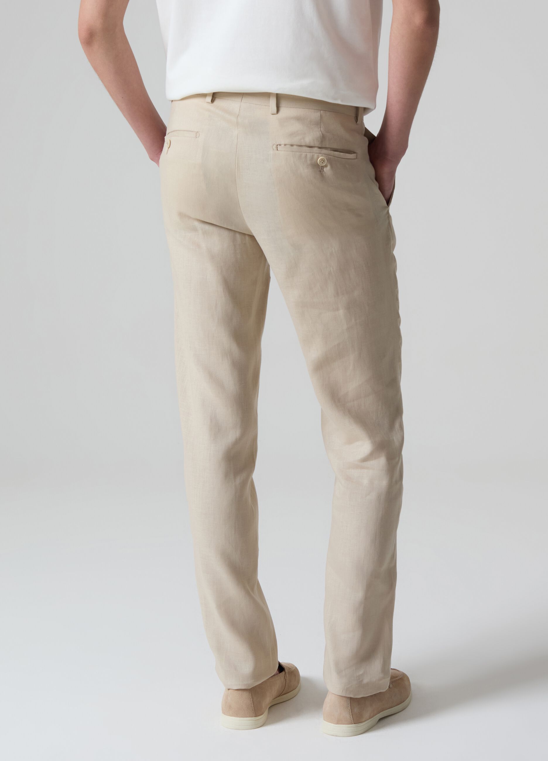 Pantalone chino in lino Contemporary