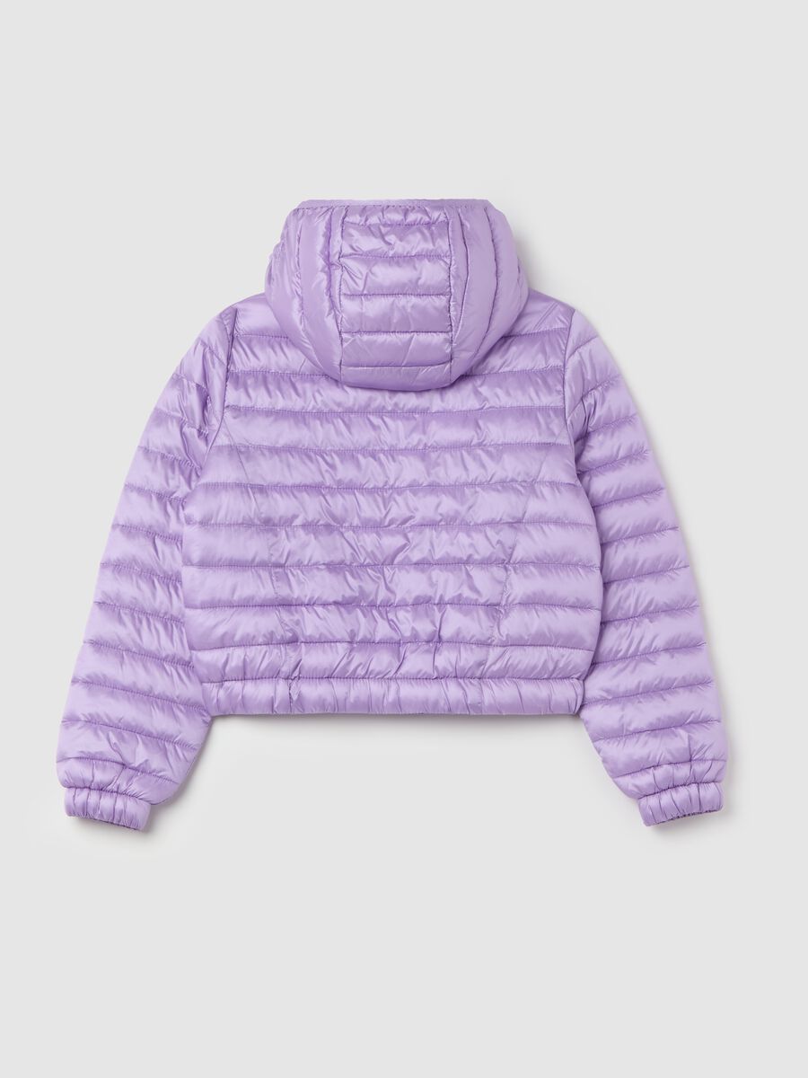 Ultralight crop down jacket with hood_4