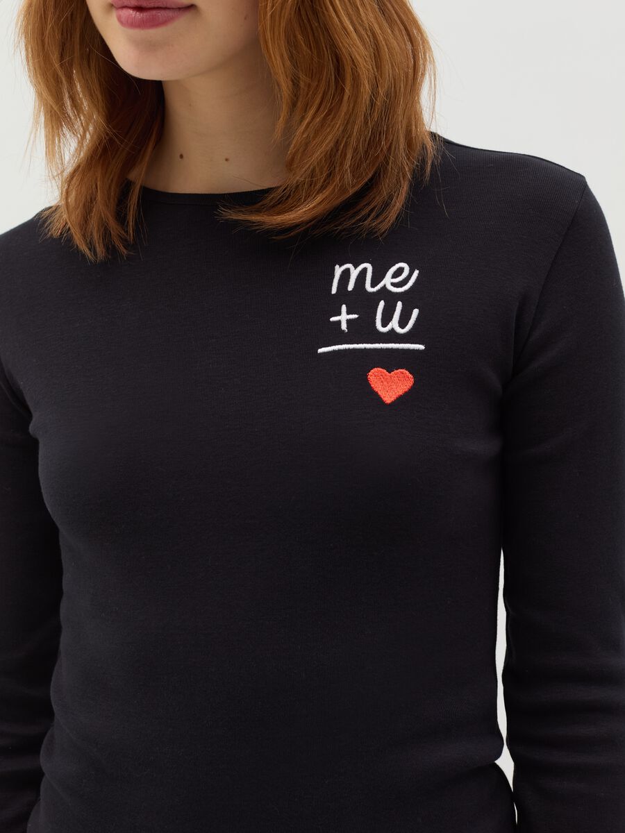 Cotton T-shirt with long sleeves_2