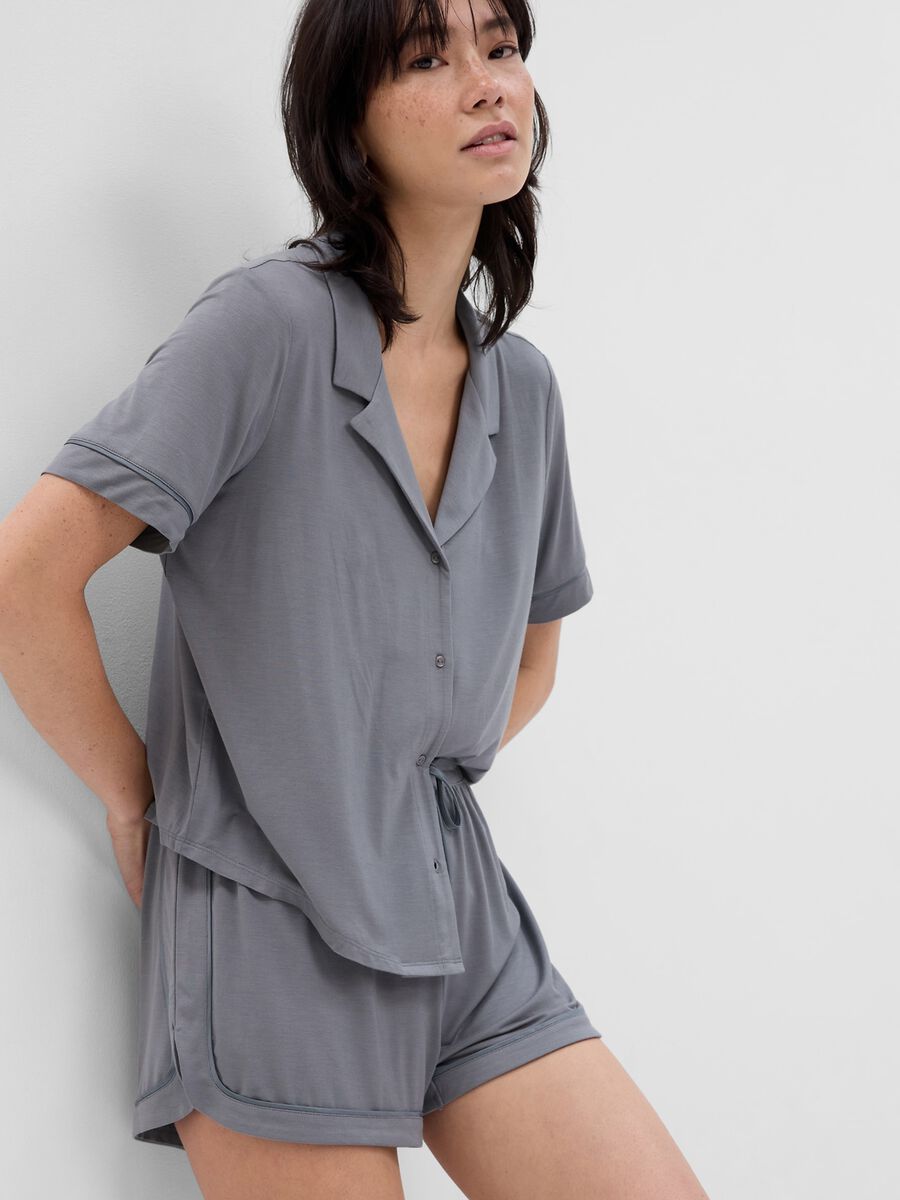 Pyjama shorts with drawstring_0