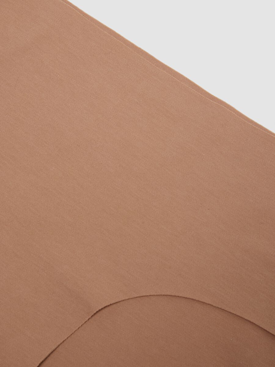 Slip comodi in cotone organico elasticizzato beige regular fit_5