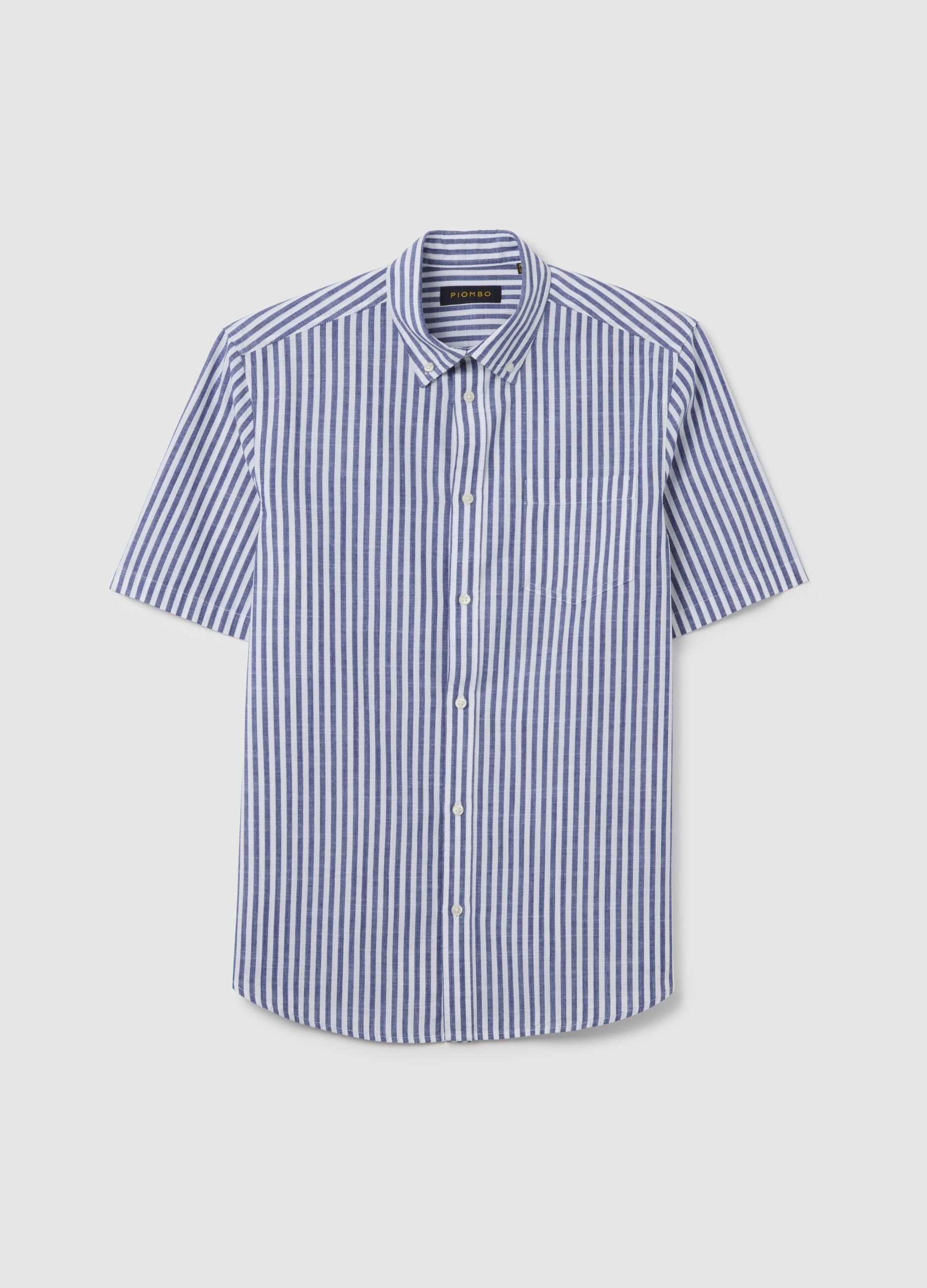 Men's multicolour pure cotton regular fit shirt