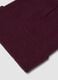 Berretto rosso in maglia jersey con risvolto_1