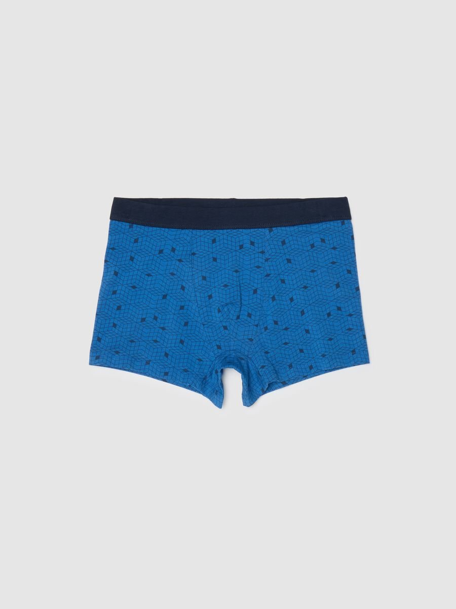 Boys' Multicolour Stretch Cotton Boxer Shorts_0