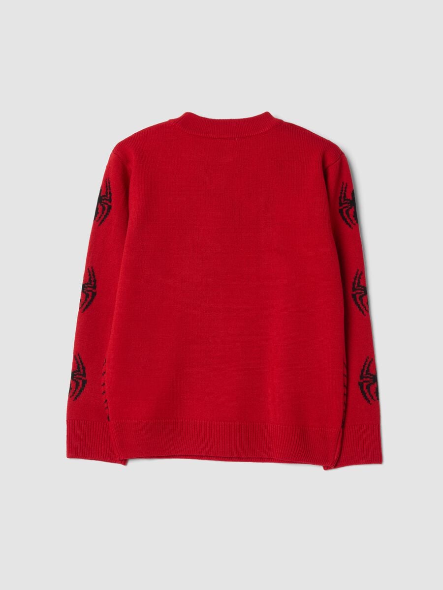 Maglione rosso con stampa Marvel Spider-Man_1