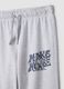 Pantaloni jogger grigi in puro cotone_4